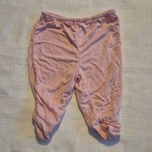 Kickee Pants Newborn pink footie pants VGUC